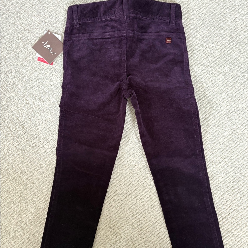 Tea Collection Purple Corduroy Pants-Girls Size 5